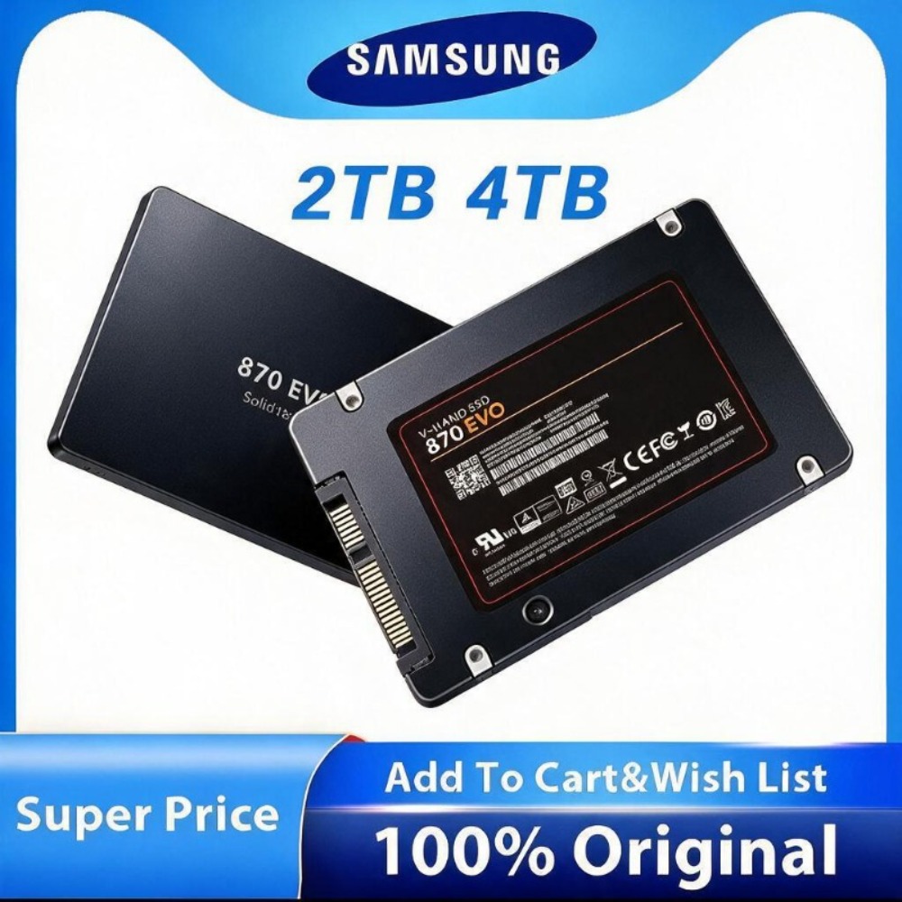 Samsung Ssd Evo 870 - قرص SSD أصلي من سامسونج 870EVO