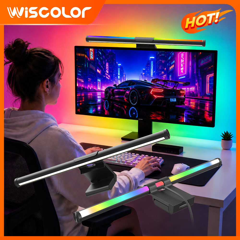 Gaming Accessories App - شريط إضاءة واي فاي للشاشة، مصباح
