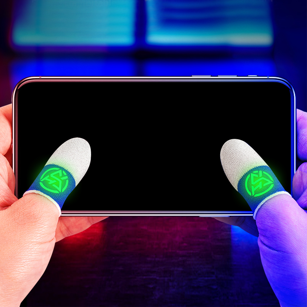 Gaming Accessories Mobile - قفازات إصبع الإبهام قابلة للتنفس، أغطية
