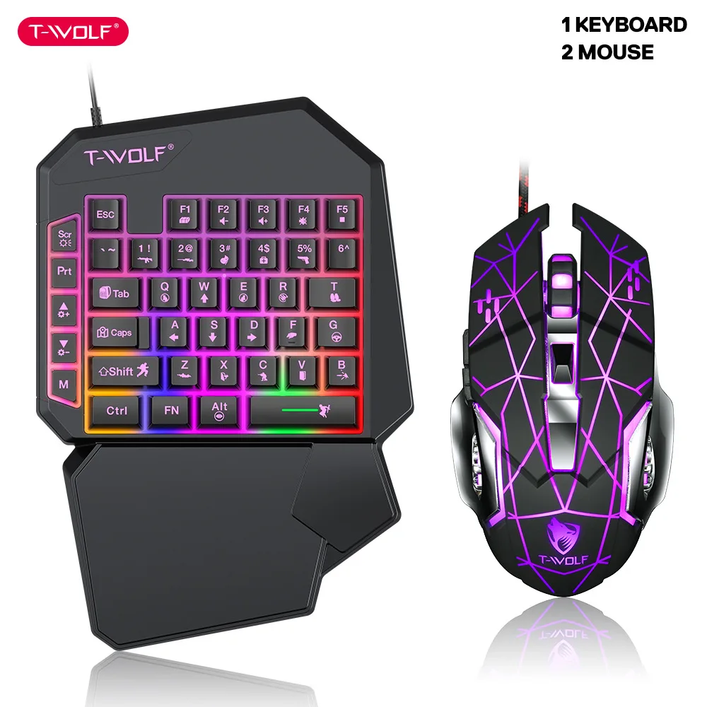 طقم لوحة مفاتيح بيد واحدة ، لع - مراجعة Gaming Accessories Mobile وسعره