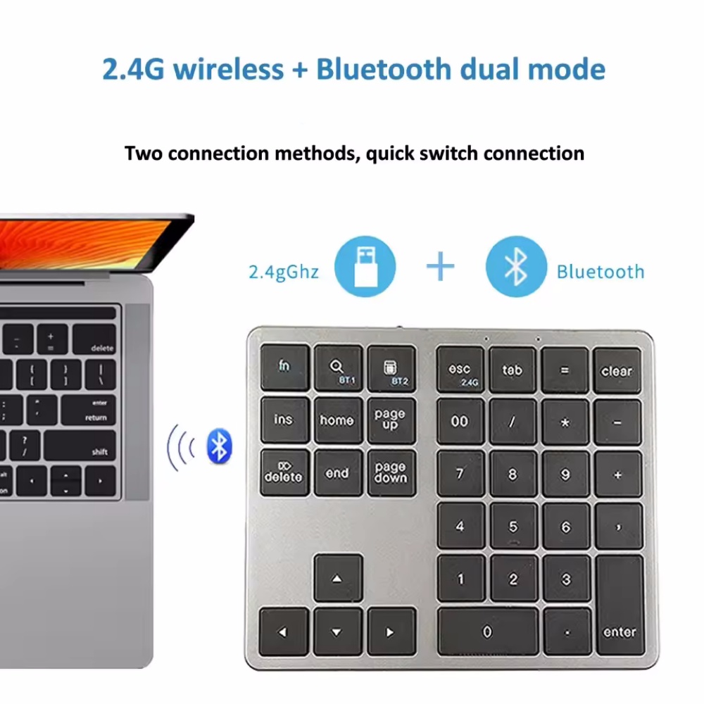 لوحة مفاتيح رقمية لاسلكية + بل - مراجعة Keyboard Numpad Separate وسعره