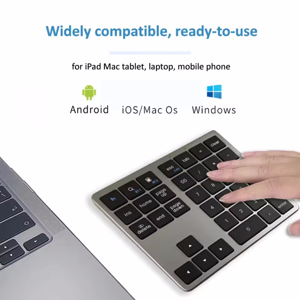 لوحة مفاتيح رقمية لاسلكية + بل - مراجعة Keyboard Numpad Separate وسعره
