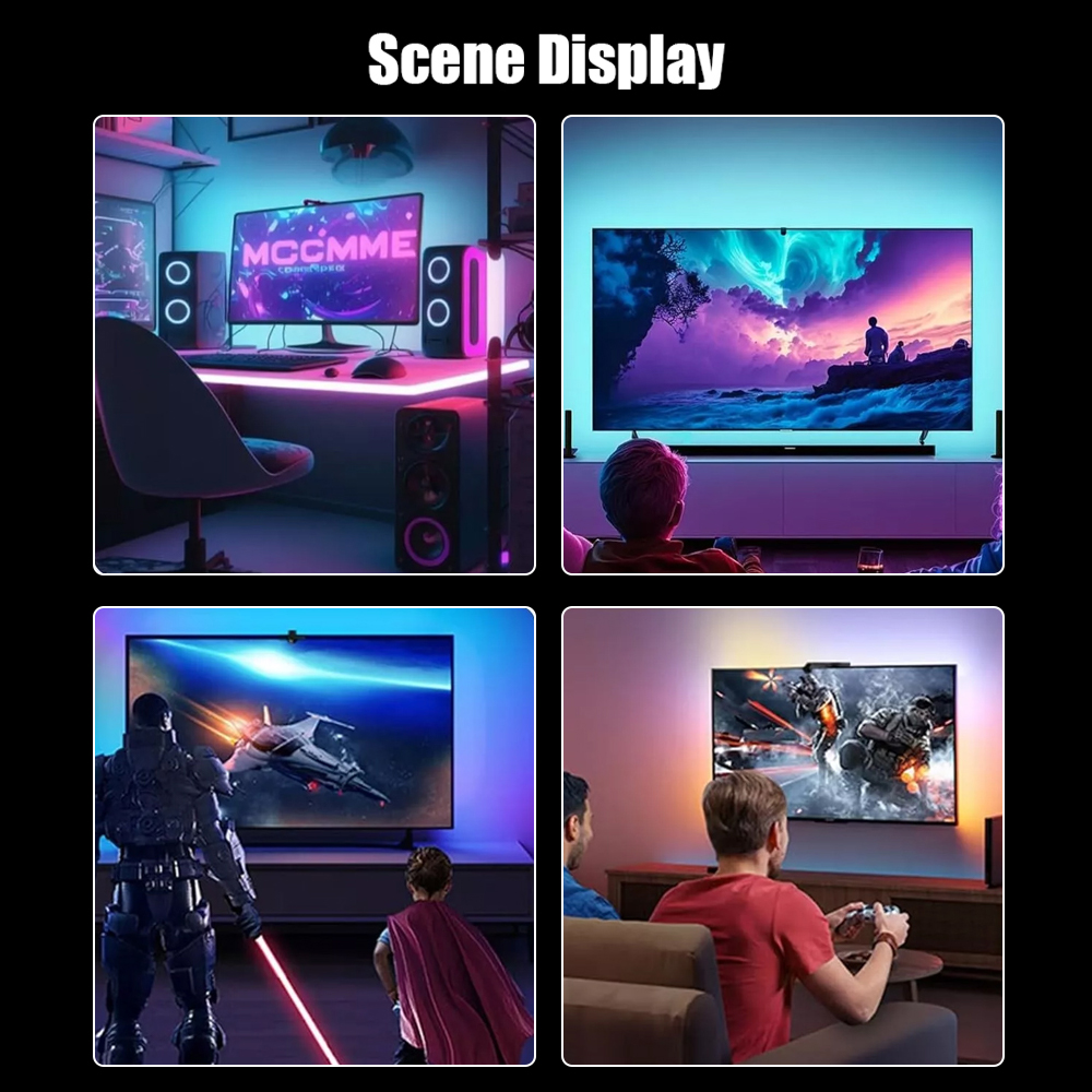 شريط إضاءة LED ذكي متزامن مع ا - مراجعة Gaming Accessories App وسعره