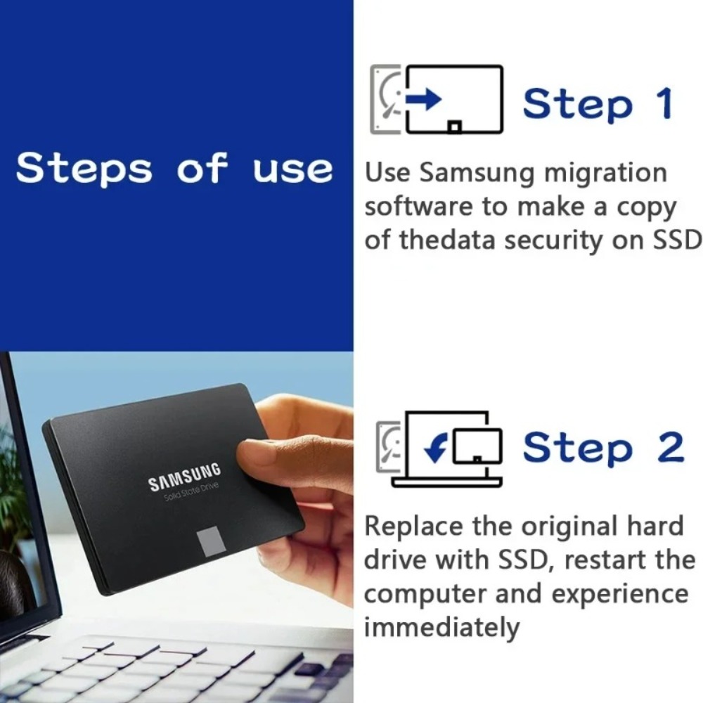 قرص SSD أصلي من سامسونج 870EVO - مراجعة Samsung Ssd Evo 870 وسعره