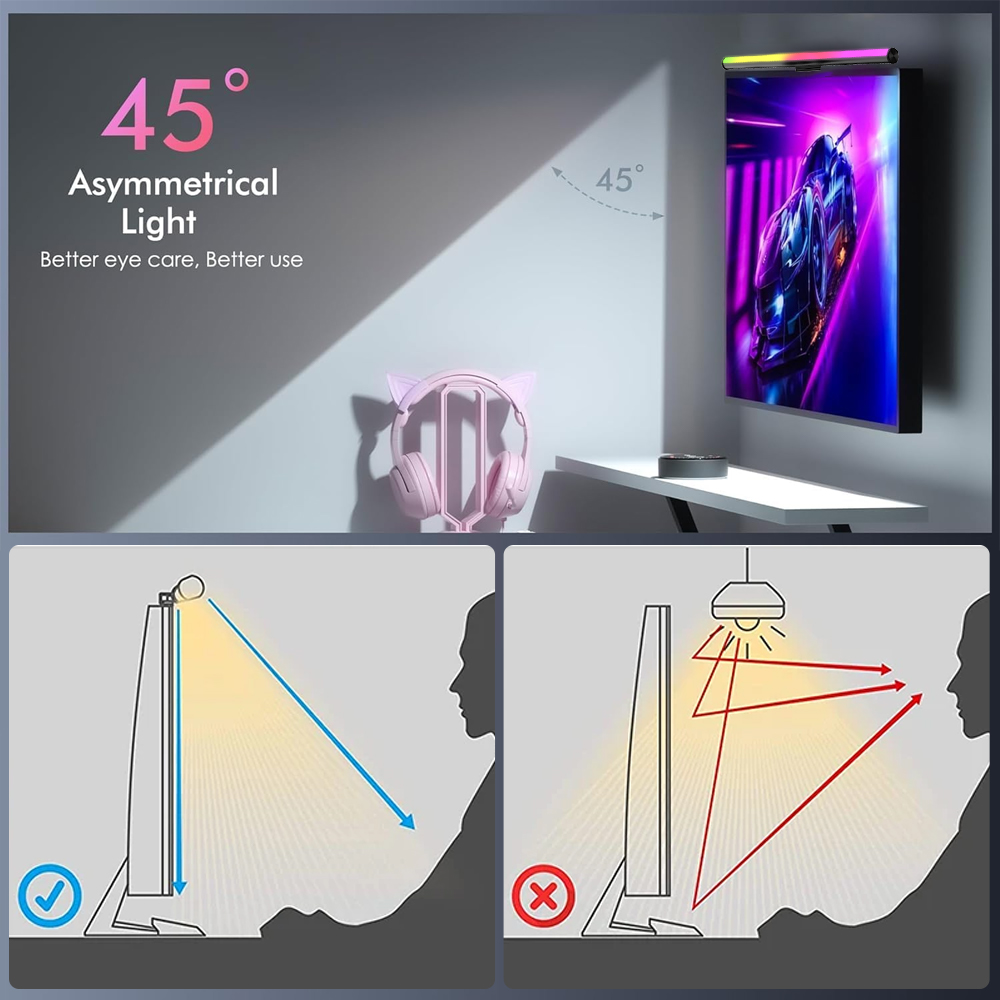 شريط إضاءة واي فاي للشاشة، مصب - مراجعة Gaming Accessories App وسعره
