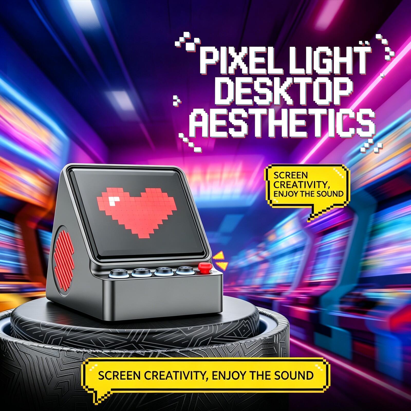 مكبر صوت بلوتوث RGB Pixel Matr - مراجعة Gaming Accessories App وسعره