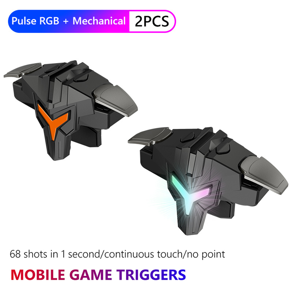 1/2 قطعة زر تحكم ميكانيكي RGB  - مراجعة Gaming Accessories For Free Fire وسعره